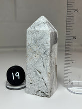 Load image into Gallery viewer, White Pseudomorph Agate after Anhydrite Obelisk Tower from Mexico
