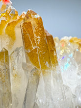 Load image into Gallery viewer, High Grade Golden Iron-Stained Himalayan Quartz Cluster | Rare Pakistan Mineral Specimen | Collector Display Crystal

