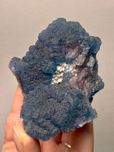 Load image into Gallery viewer, Superb Purple Phantom “Blueberry” Fluorite on Candle Quartz | Huanggang Liang, Inner Mongolia, China
