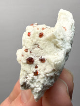 Load image into Gallery viewer, High-Grade Naturally Faceted Red Spessartine Garnet on Matrix — Skardu, Pakistan
