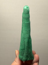 Load image into Gallery viewer, 4.7” High-Grade Malachite Stalactite Botryoidal “Cave” Formation | DR Congo | Mineral Collector Specimen

