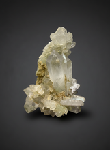 Load image into Gallery viewer, Chlorite-Included Quartz Cluster (Green Phantom Quartz) – Pakistan Mineral Specimen

