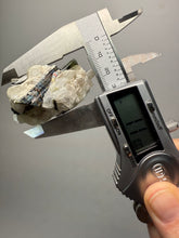 Load image into Gallery viewer, Dark Green Cap Stak Nala Tourmaline &amp; Cleavelandite on Quartz Matrix – Haramosh Mountains, Pakistan
