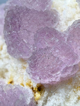 Load image into Gallery viewer, Etched Botryoidal Lavender Fluorite on Quartz Matrix  Collector Mineral Specimen — Hunan, China
