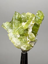 Load image into Gallery viewer, Lime Green Tourmaline on Matrix– Pegmatite Mineral Specimen from Pakistan
