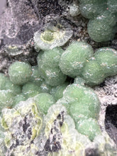 Load image into Gallery viewer, High-Grade Green Wavellite Collectors Specimen - Radiating Botryoidal Crystal Formation - Arkansas, USA
