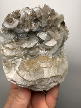 Load image into Gallery viewer, LARGE Silvery Bladed “Rose” Calcite Cluster – Yaogangxian Mine, Hunan, China
