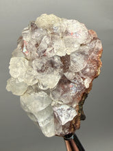 Load image into Gallery viewer, Lustrous Apophyllite over Red Heulandite (Zeolite Pocket) — Deccan Traps, Maharashtra, India
