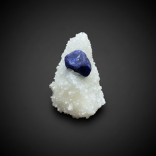 Load image into Gallery viewer, Afghan Lazurite Specimen | Deep Blue Lapis-Grade Crystal on Matrix | Collector Display Mineral
