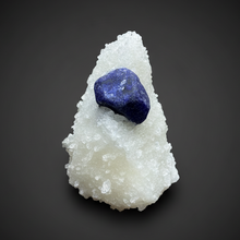 Load image into Gallery viewer, Afghan Lazurite Specimen | Deep Blue Lapis-Grade Crystal on Matrix | Collector Display Mineral
