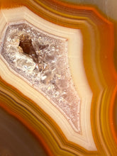 Load image into Gallery viewer, Polished Malawi Agate Half – High-Grade African Banded Agate Display Specimen
