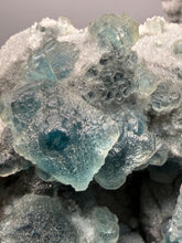 Load image into Gallery viewer, Premium Natural Blue Fluorite on Quartz Matrix

Collector Mineral Specimen – Inner Mongolia, China

Xianghualing Mine, Hunan Province, China
