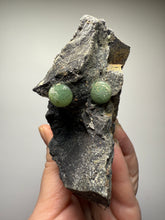 Load image into Gallery viewer, High-Grade Green Wavellite Collectors Specimen - Radiating Botryoidal Crystal Formation - Arkansas, USA
