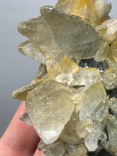 Load image into Gallery viewer, Isometric Fluorite &amp; Scalenohedral Calcite Specimen | Pakistan Mineral Collector Display Piece
