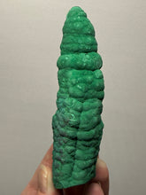Load image into Gallery viewer, 4.5” High-Grade Malachite Stalactite “Cave” Formation | DR Congo | Mineral Collector Specimen

