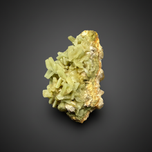 Load image into Gallery viewer, High-Grade Green Heulandite on Peach Stilbite Crystal Cluster | Deccan Traps, Maharashtra, India | Collector Mineral Specimen
