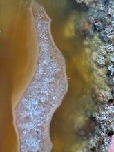 Load image into Gallery viewer, Polished Malawi Agate Half – African Banded Agate Display Specimen
