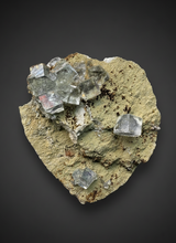 Load image into Gallery viewer, High Grade Blue YGX Fluorite Cluster – Yaogangxian Mine, Hunan, China | Collector Mineral Specimen
