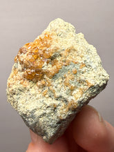 Load image into Gallery viewer, Hessonite Garnet Cluster on Matrix – Natural Collector Specimen from Pakistan | High-Grade Orange-Red Garnet Crystals
