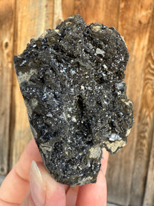 Druzy Black Apophyllite • Maharashtra, India