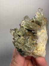 Load image into Gallery viewer, Chlorite-Included Quartz Cluster (Green Phantom Quartz) | Pakistan Mineral Specimen
