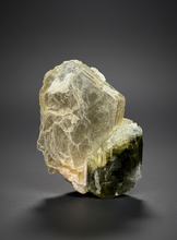 Load image into Gallery viewer, Dark Green Cap Stak Nala Tourmaline and Cleavelandite – Haramosh Mountains, Pakistan | Thumbnail Specimen
