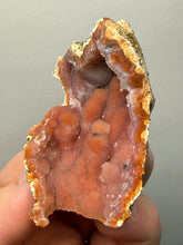 Load image into Gallery viewer, “Goblin Chalcedony” Pink &amp; Orange Druzy Botryoidal Stalactites — Tichka Massif, High Atlas, Morocco
