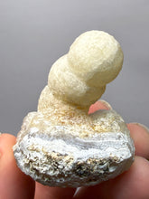 Load image into Gallery viewer, Rare Botryoidal Yellow Fluorite on Quartz Matrix  Collector Mineral Specimen – Maharashtra, India
