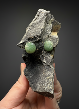 Load image into Gallery viewer, High-Grade Green Wavellite Collectors Specimen - Radiating Botryoidal Crystal Formation - Arkansas, USA
