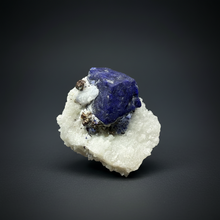 Load image into Gallery viewer, Afghan Lazurite Specimen | Deep Blue Lapis-Grade Crystal on Matrix | Collector Display Mineral
