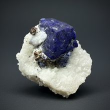 Load image into Gallery viewer, Afghan Lazurite Specimen | Deep Blue Lapis-Grade Crystal on Matrix | Collector Display Mineral
