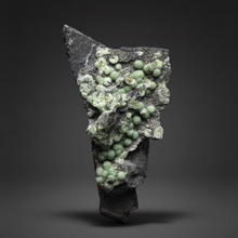 Load image into Gallery viewer, High-Grade Green Wavellite Collectors Specimen - Radiating Botryoidal Crystal Formation - Arkansas, USA
