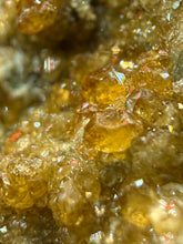 Load image into Gallery viewer, Hessonite Garnet Cluster on Matrix – Natural Collector Specimen from Pakistan | High-Grade Orange-Red Garnet Crystals
