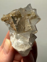 Load image into Gallery viewer, Isometric Fluorite &amp; Scalenohedral Calcite Specimen | Pakistan Mineral Collector Display Piece
