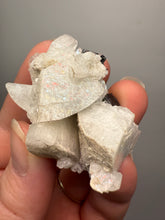 Load image into Gallery viewer, Dark Green Cap Stak Nala Tourmaline on Cleavelandite Matrix – Haramosh Mountains, Pakistan
