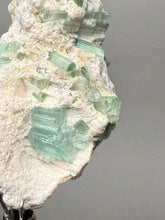 Load image into Gallery viewer, Pink Morganite, Blue Green Indicolite &amp; Purple Lepidolite Mineral Specimen from Pakistan – Collector Grade Pegmatite Piece
