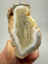 Load image into Gallery viewer, Polished Malawi Agate Half – High-Grade African Banded Agate Display Specimen
