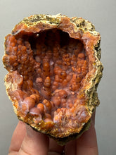 Load image into Gallery viewer, “Goblin Chalcedony” Pink &amp; Orange Druzy Botryoidal Stalactites — Tichka Massif, High Atlas, Morocco
