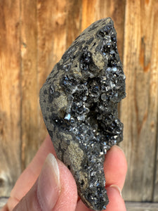 Druzy Black Apophyllite • Maharashtra, India
