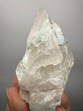 Load image into Gallery viewer, Blue Indicolite Tourmaline w Lepidolite on Quartz Matrix – Pegmatite Mineral Specimen from Pakistan
