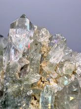 Load image into Gallery viewer, Chlorite-Included Quartz Cluster (Green Phantom Quartz) – Pakistan Mineral Specimen
