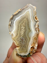 Load image into Gallery viewer, Polished Malawi Agate Half – High-Grade African Banded Agate Display Specimen
