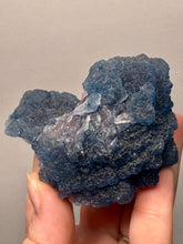 Load image into Gallery viewer, Superb Purple Phantom “Blueberry” Fluorite on Candle Quartz | Huanggang Liang, Inner Mongolia, China
