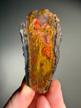 Load image into Gallery viewer, Pink Yellow Red Moroccan Agate | High Atlas Mountains •UNPOLISHED LAPIDARY  SLAB
