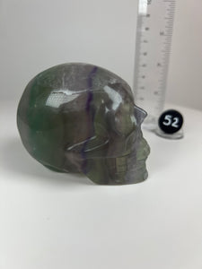 Fluorite • Rainbow Fluorite Skull