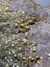 Load image into Gallery viewer, Pink Botryoidal Fluorite with Druzy Pyrite | Collector Mineral Specimen | Jiangxi Province, China
