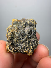 Load image into Gallery viewer, Naturally Faceted Zircon Crystal on Pegmatite–Biotite Matrix • Pakistan Mineral Specimen

