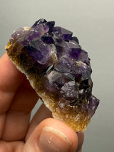 Load image into Gallery viewer, Premium Hematite-Phantom Deep Magenta Ametrine Cluster | Deccan Traps, India | Collector Mineral Specimen
