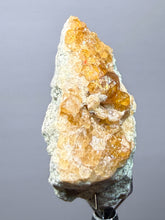 Load image into Gallery viewer, Hessonite Garnet Cluster on Matrix – Natural Collector Specimen from Pakistan | High-Grade Orange-Red Garnet Crystals

