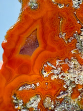 Load image into Gallery viewer, Polished Malawi Agate Half – High-Grade African Banded Agate Display Specimen
